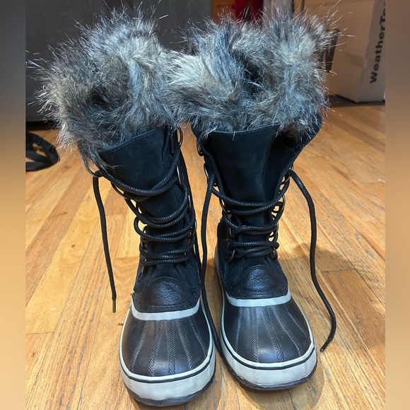 Sorel Joan of Arctic Women's Winter Snow Waterproof Leather Boots NL3481 Size 9 - Picture 4 of 8
